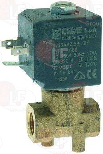 2 Yollu SOLENOİD VANA CEME ø 1/4 