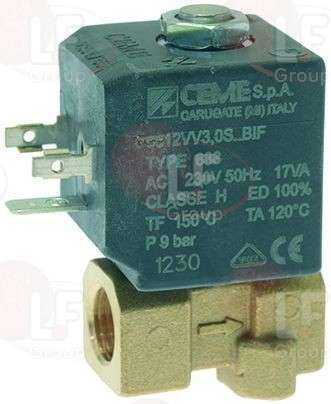 2 Yollu SOLENOİD VANA CEME ø 1/4 