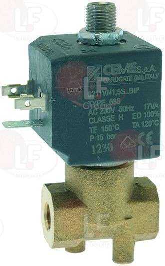 3 YOLLU SOLENOİD VANA CEME ø 1/8 