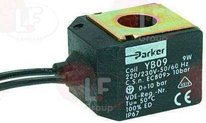 COIL PARKER YB09 220 / 230V 9W 50 / 60Hz  