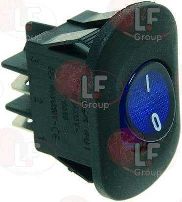 BİPOLAR ANAHTAR MAVİ 16A 250V  