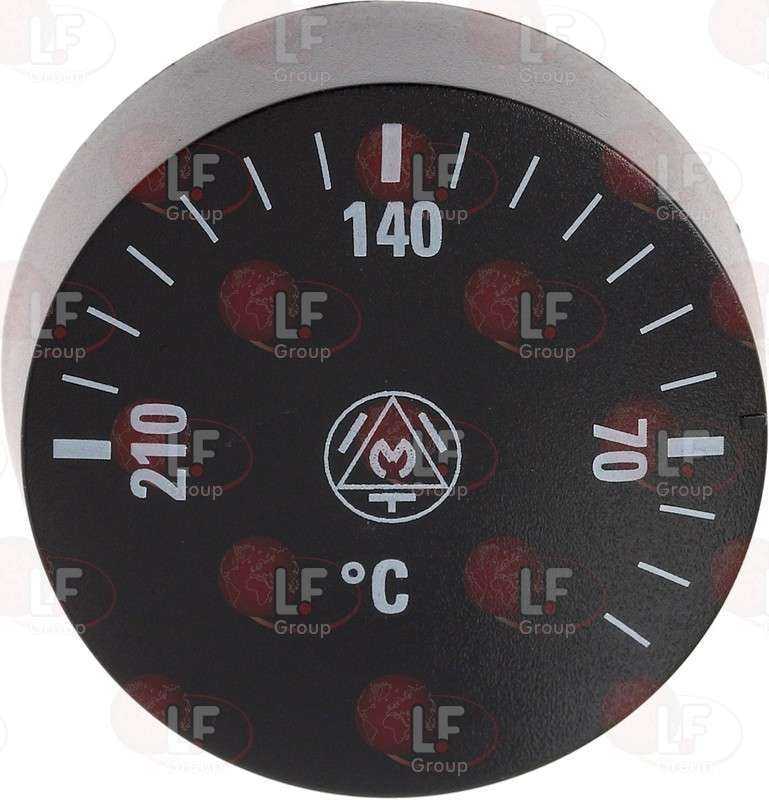 KNOB SİYAH ø 41 mm 0-210 ° C  