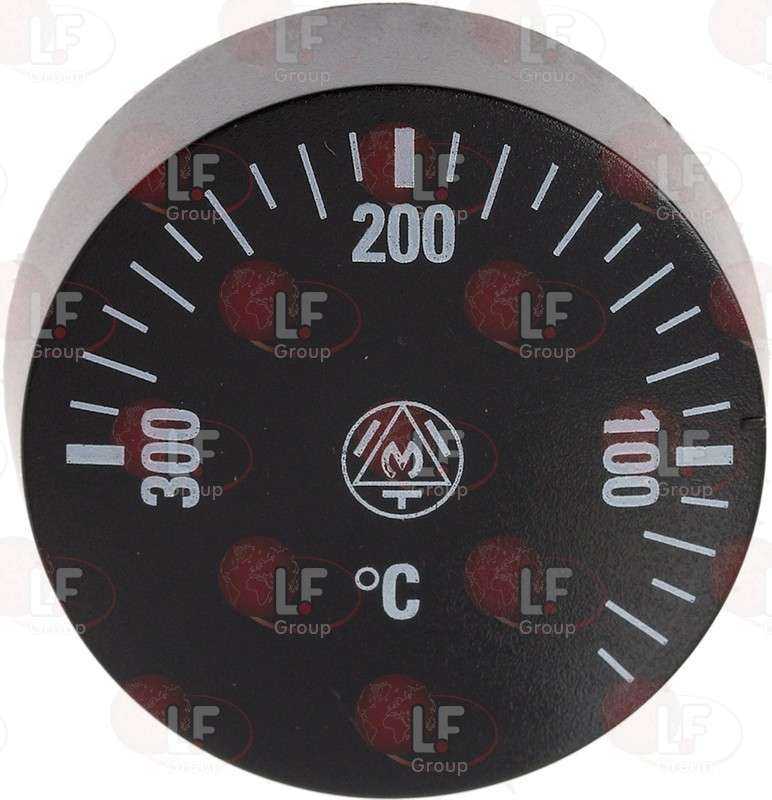 KNOB SİYAH ø 41 mm 0-300 ° C  