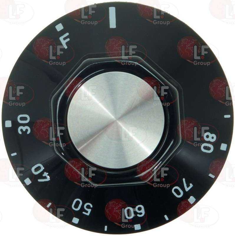 KNOB SİYAH ø 50 mm 30 ° -85 ° C