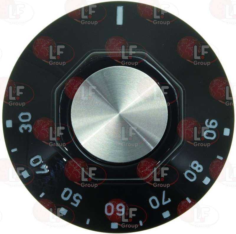 KNOB SİYAH ø 50 mm 30 ° -90 ° C 