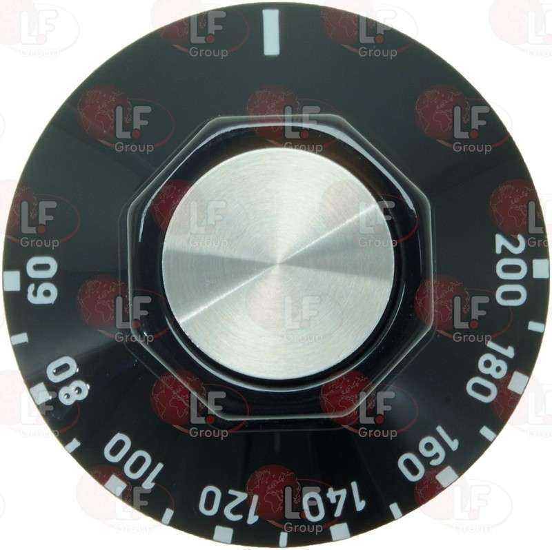 SİYAH KNOB ø 50 mm 60 ° -200 ° C