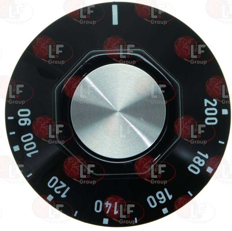 SİYAH KNOB ø 50 mm 90-200 ° C 