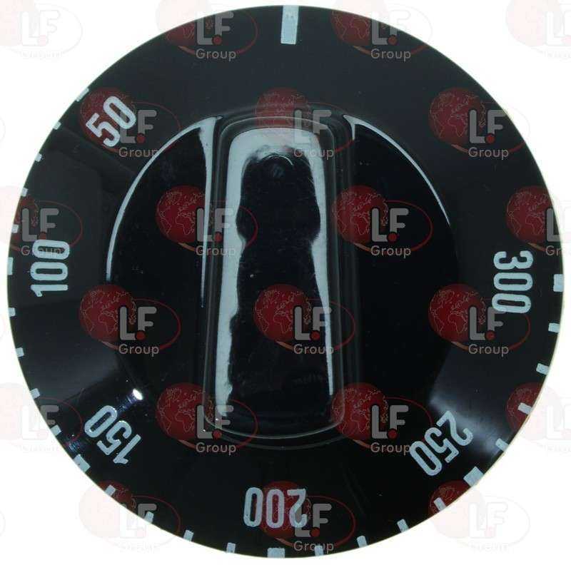 SİYAH KNOB ø 50 mm 50-300 ° C 